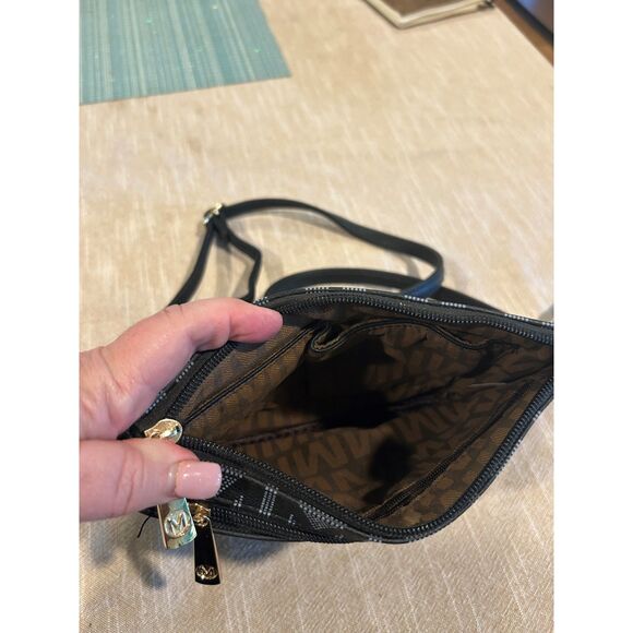 MKF Collection Geneve M Signature Crossbody Wristlet Bag by Mia K - Picture 5 of 6
